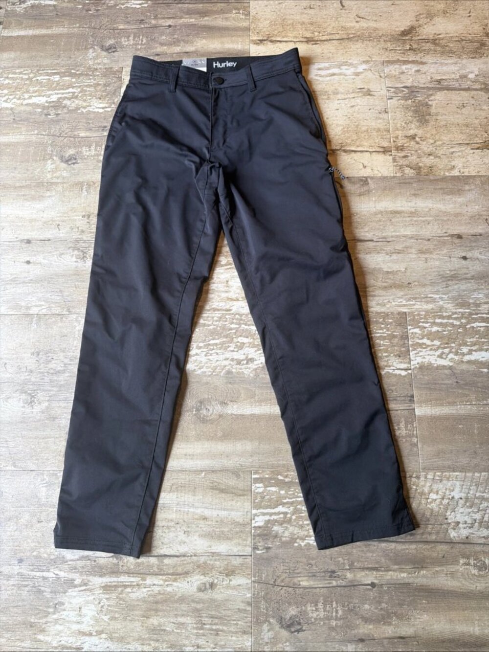 NWT HURLEY Stretch Tech Pants Black Men’s 32x30